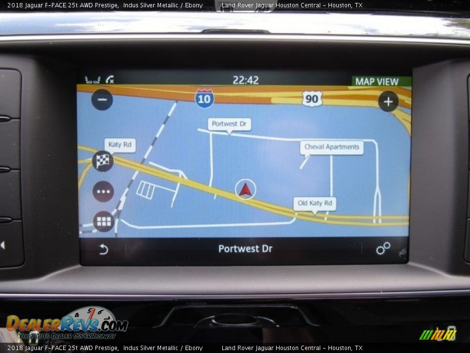 2018 Jaguar F-PACE 25t AWD Prestige Indus Silver Metallic / Ebony Photo #33