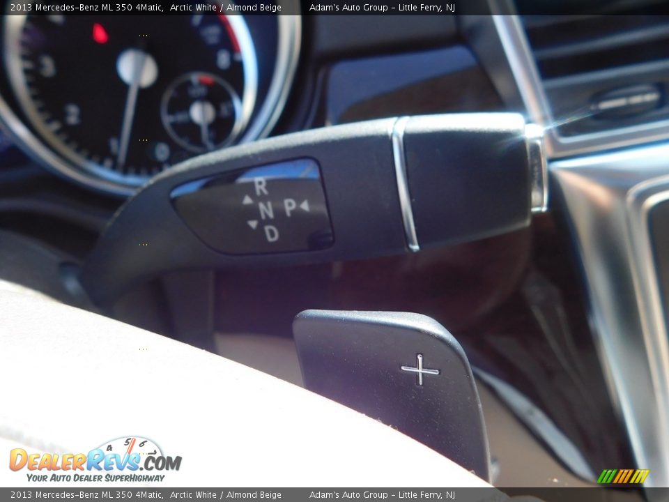 2013 Mercedes-Benz ML 350 4Matic Arctic White / Almond Beige Photo #29