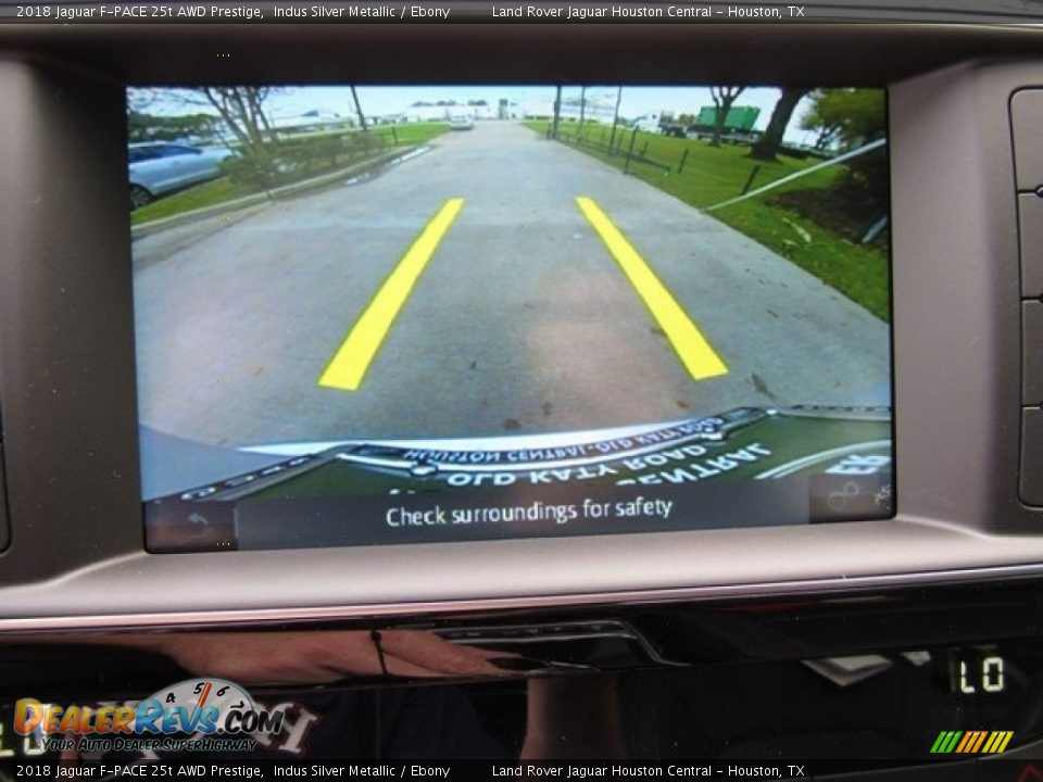 2018 Jaguar F-PACE 25t AWD Prestige Indus Silver Metallic / Ebony Photo #34