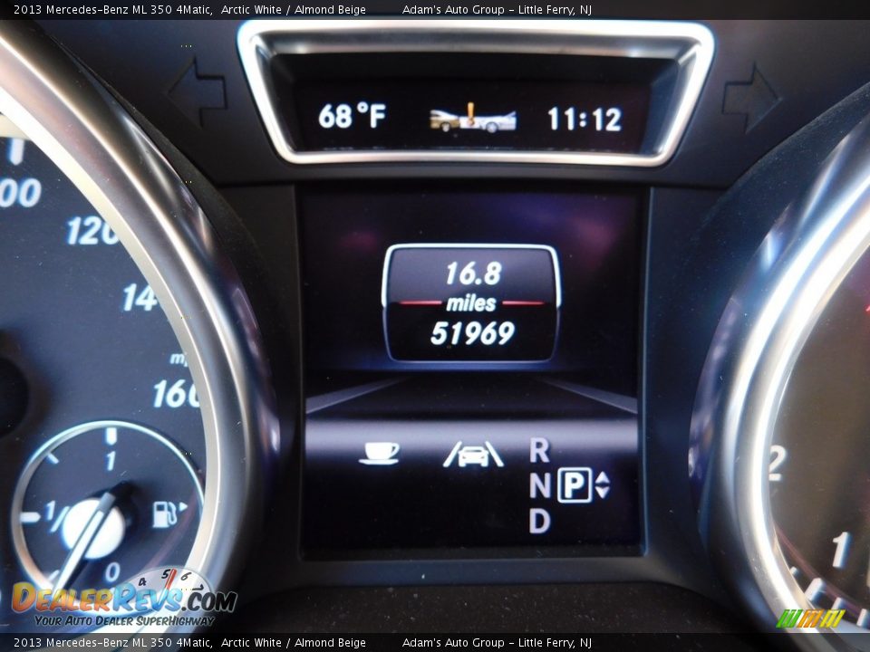 2013 Mercedes-Benz ML 350 4Matic Arctic White / Almond Beige Photo #32