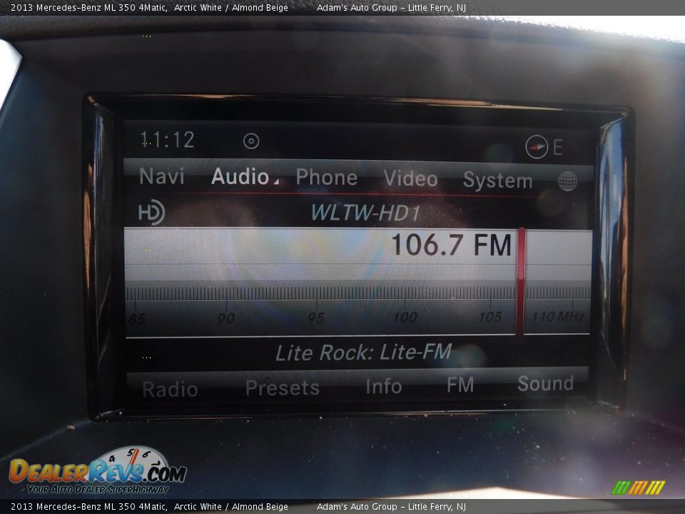 2013 Mercedes-Benz ML 350 4Matic Arctic White / Almond Beige Photo #34