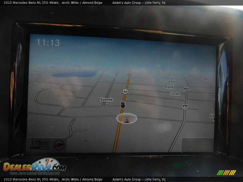 2013 Mercedes-Benz ML 350 4Matic Arctic White / Almond Beige Photo #35
