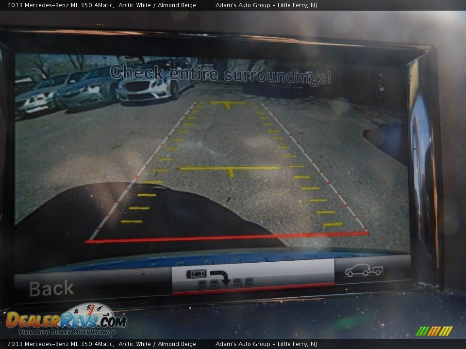 2013 Mercedes-Benz ML 350 4Matic Arctic White / Almond Beige Photo #36