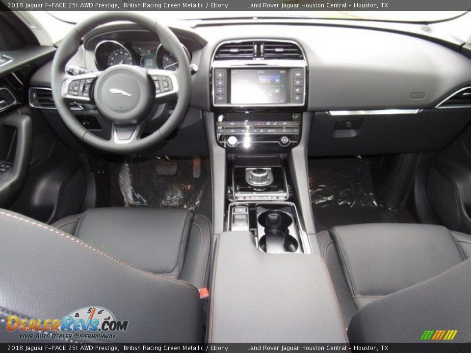 2018 Jaguar F-PACE 25t AWD Prestige British Racing Green Metallic / Ebony Photo #4
