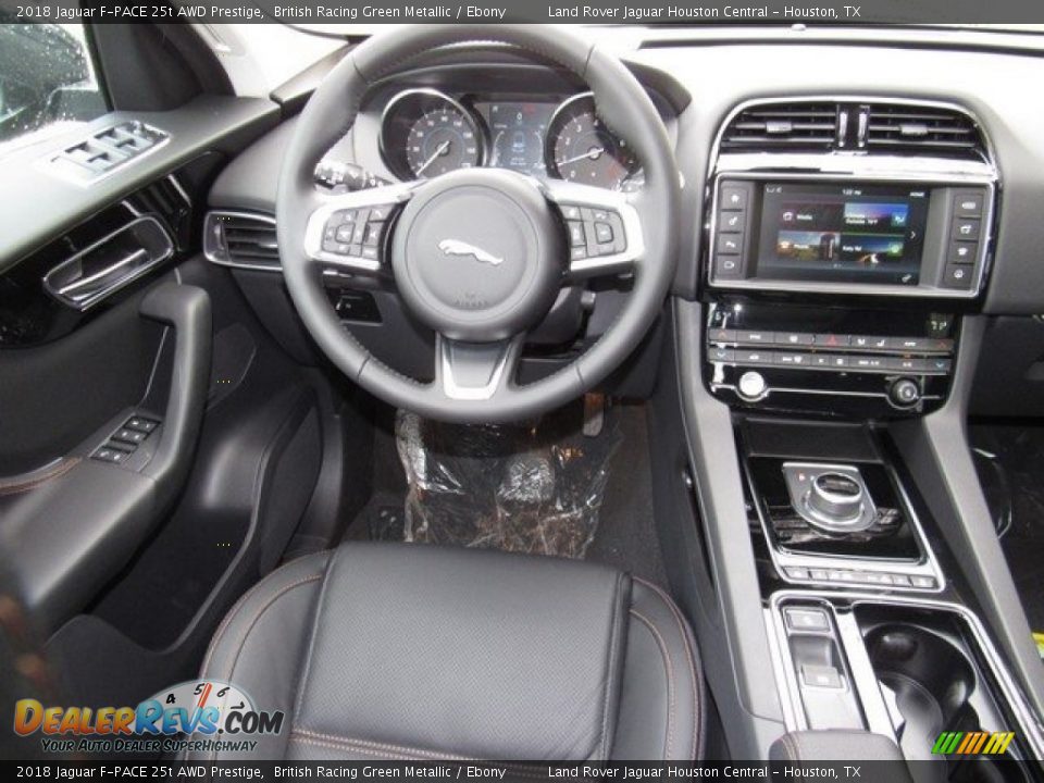 2018 Jaguar F-PACE 25t AWD Prestige British Racing Green Metallic / Ebony Photo #14