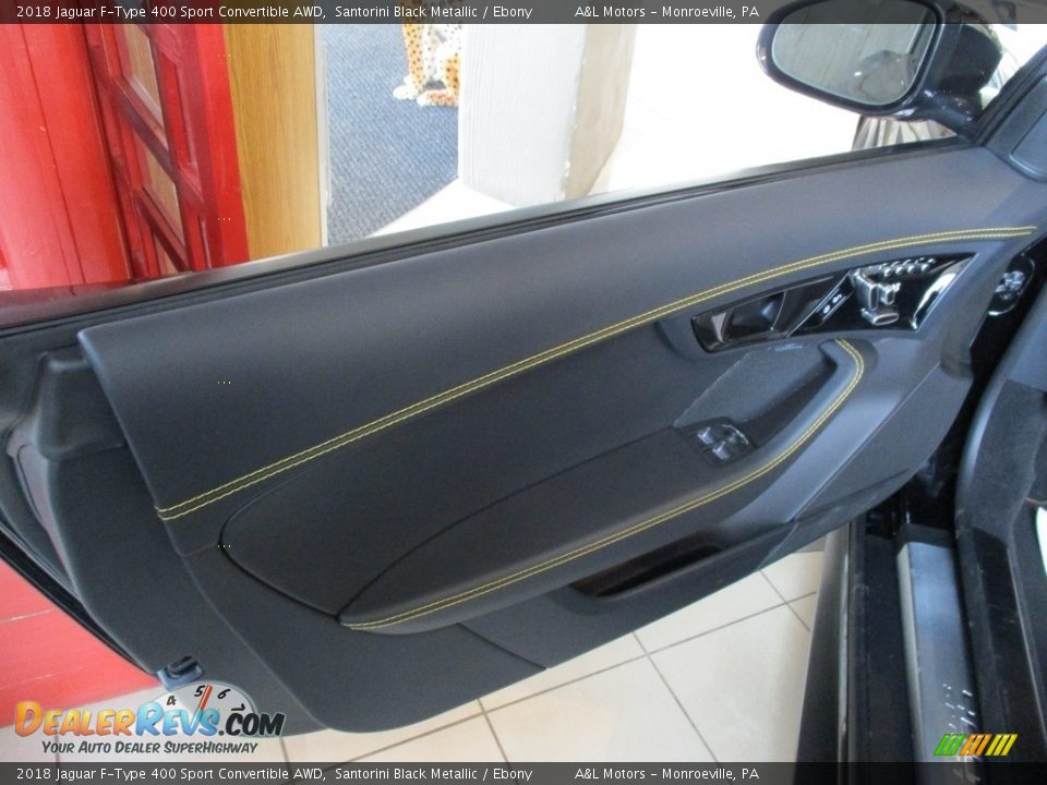 Door Panel of 2018 Jaguar F-Type 400 Sport Convertible AWD Photo #9