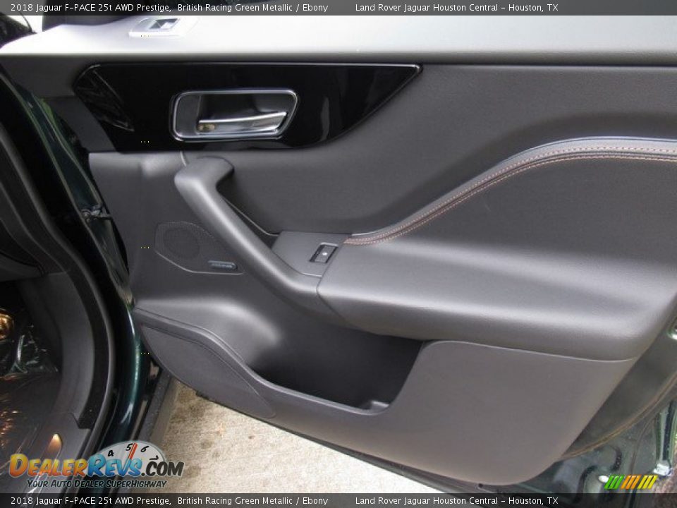 2018 Jaguar F-PACE 25t AWD Prestige British Racing Green Metallic / Ebony Photo #21