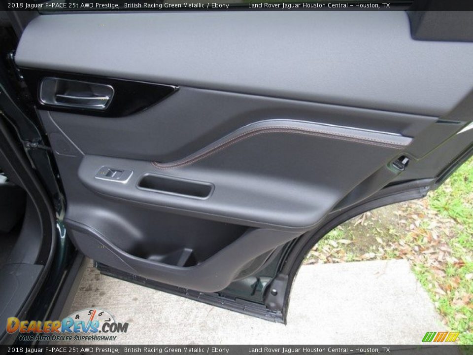 2018 Jaguar F-PACE 25t AWD Prestige British Racing Green Metallic / Ebony Photo #22