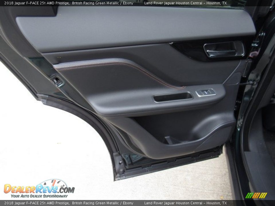 2018 Jaguar F-PACE 25t AWD Prestige British Racing Green Metallic / Ebony Photo #23
