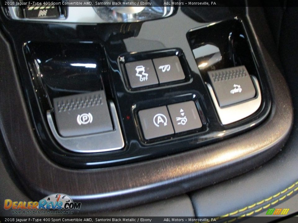 Controls of 2018 Jaguar F-Type 400 Sport Convertible AWD Photo #13