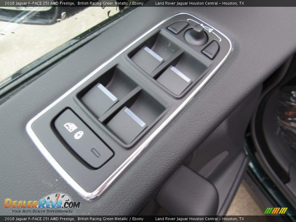 2018 Jaguar F-PACE 25t AWD Prestige British Racing Green Metallic / Ebony Photo #25