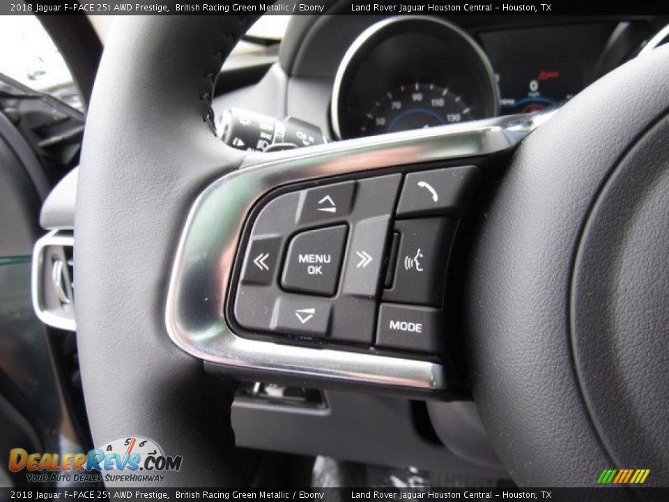 2018 Jaguar F-PACE 25t AWD Prestige British Racing Green Metallic / Ebony Photo #29