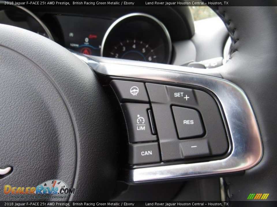 2018 Jaguar F-PACE 25t AWD Prestige British Racing Green Metallic / Ebony Photo #30