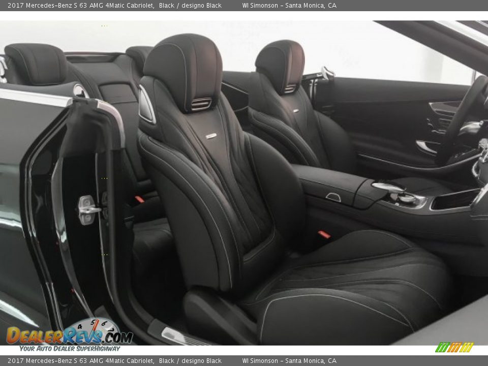 2017 Mercedes-Benz S 63 AMG 4Matic Cabriolet Black / designo Black Photo #6