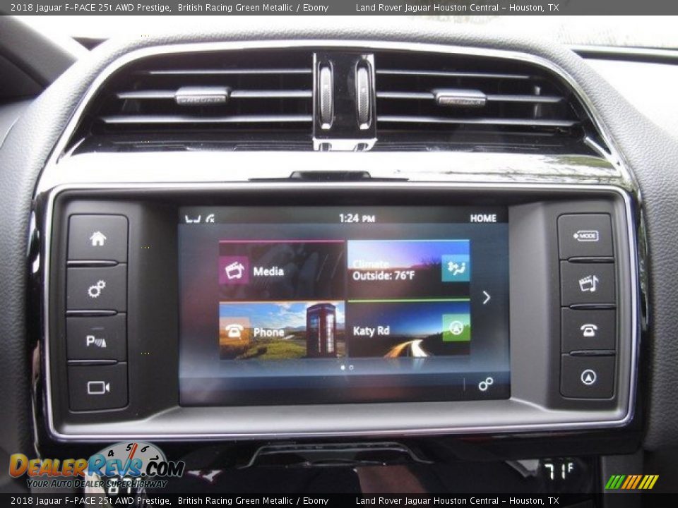 2018 Jaguar F-PACE 25t AWD Prestige British Racing Green Metallic / Ebony Photo #32