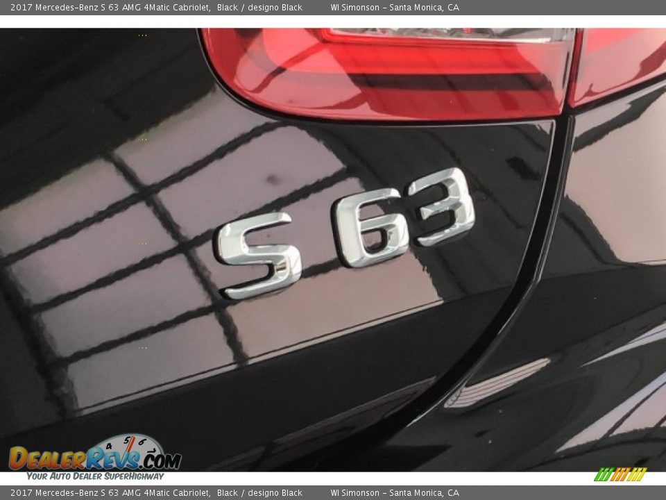 2017 Mercedes-Benz S 63 AMG 4Matic Cabriolet Black / designo Black Photo #7