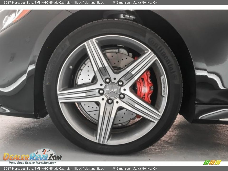 2017 Mercedes-Benz S 63 AMG 4Matic Cabriolet Black / designo Black Photo #8