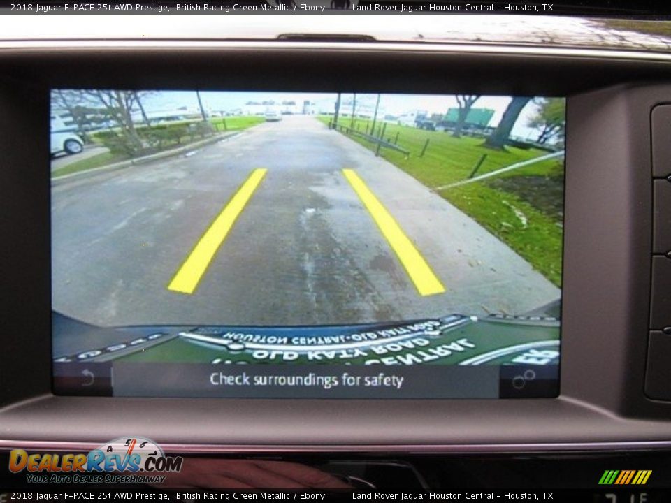 2018 Jaguar F-PACE 25t AWD Prestige British Racing Green Metallic / Ebony Photo #34