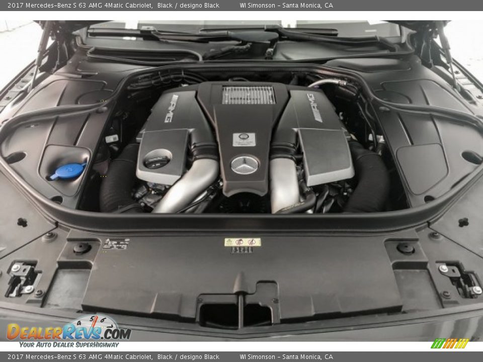 2017 Mercedes-Benz S 63 AMG 4Matic Cabriolet Black / designo Black Photo #9