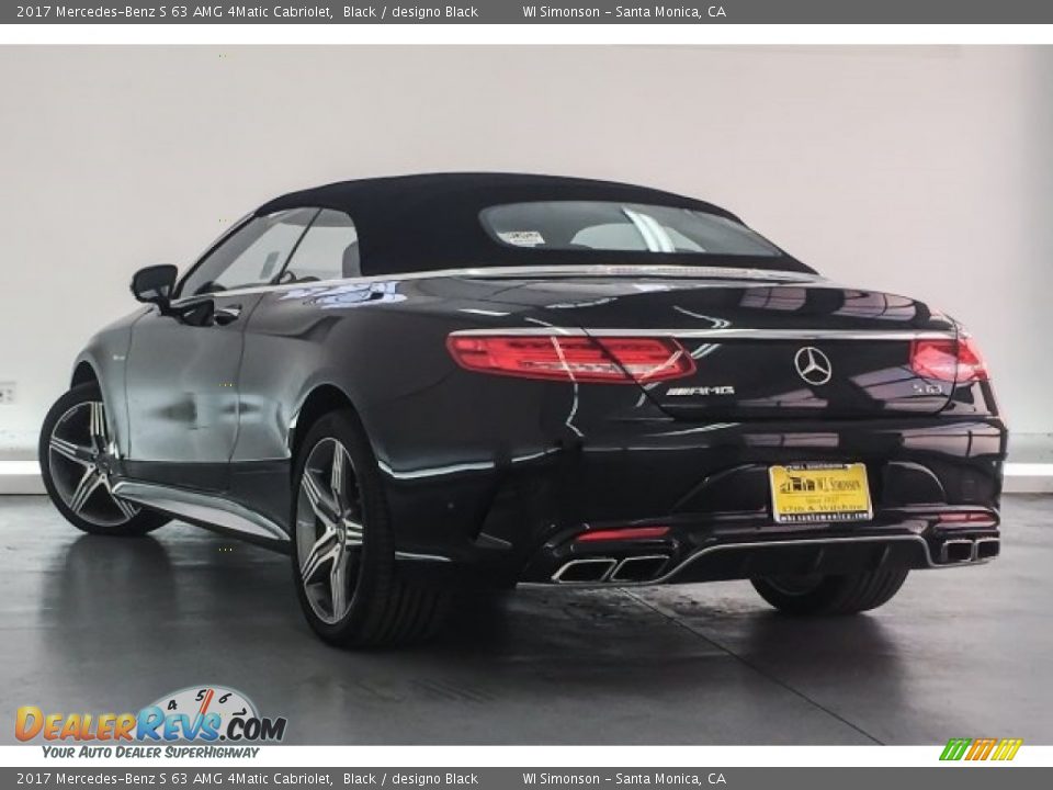 2017 Mercedes-Benz S 63 AMG 4Matic Cabriolet Black / designo Black Photo #10