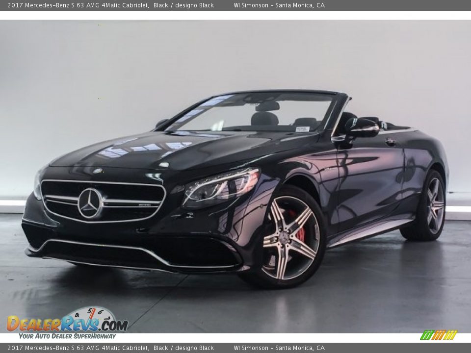 2017 Mercedes-Benz S 63 AMG 4Matic Cabriolet Black / designo Black Photo #13