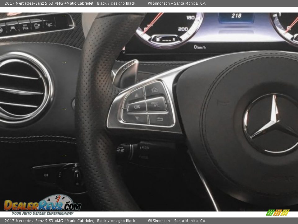 2017 Mercedes-Benz S 63 AMG 4Matic Cabriolet Black / designo Black Photo #18