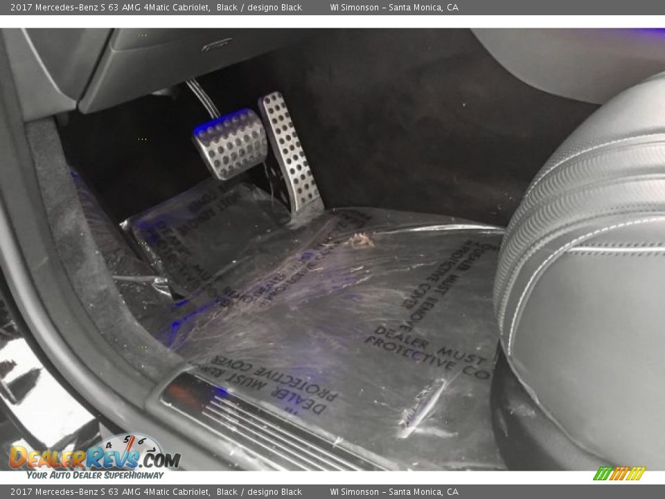 2017 Mercedes-Benz S 63 AMG 4Matic Cabriolet Black / designo Black Photo #22