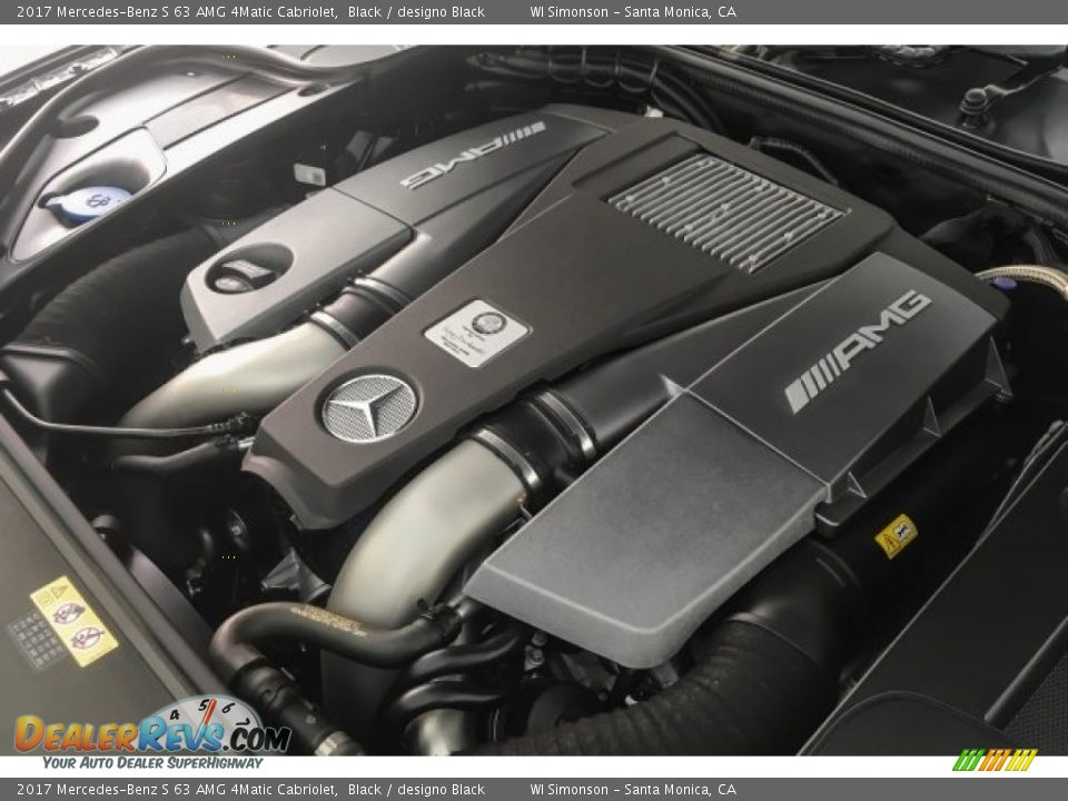 2017 Mercedes-Benz S 63 AMG 4Matic Cabriolet Black / designo Black Photo #31