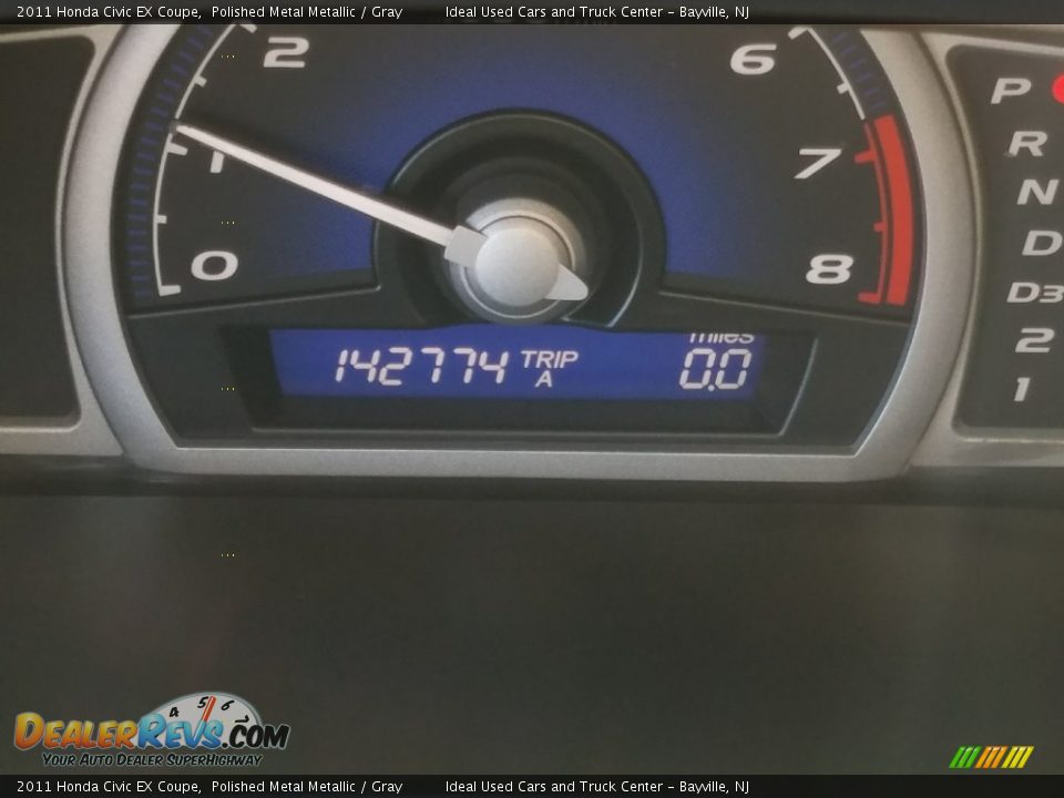 2011 Honda Civic EX Coupe Polished Metal Metallic / Gray Photo #16