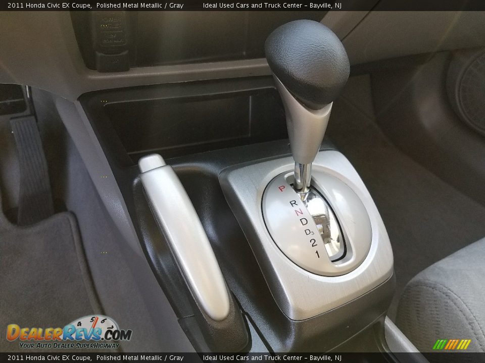 2011 Honda Civic EX Coupe Polished Metal Metallic / Gray Photo #19