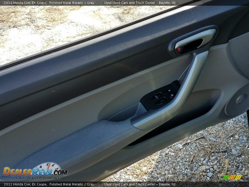2011 Honda Civic EX Coupe Polished Metal Metallic / Gray Photo #21