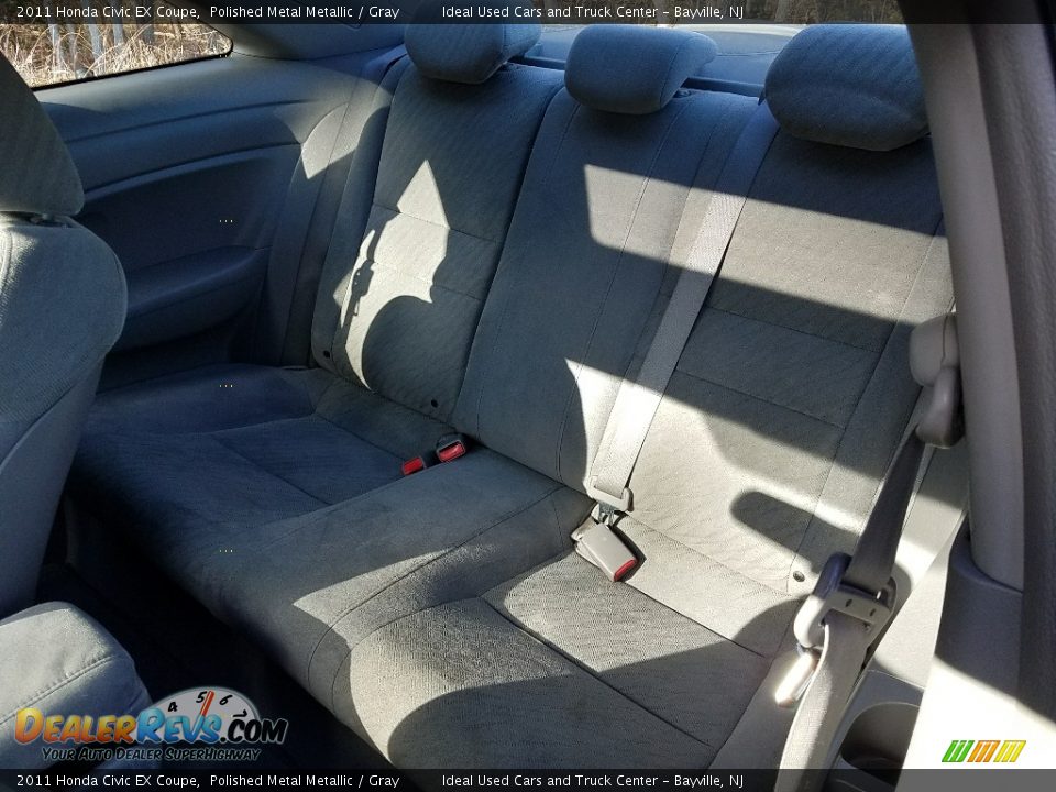 2011 Honda Civic EX Coupe Polished Metal Metallic / Gray Photo #24