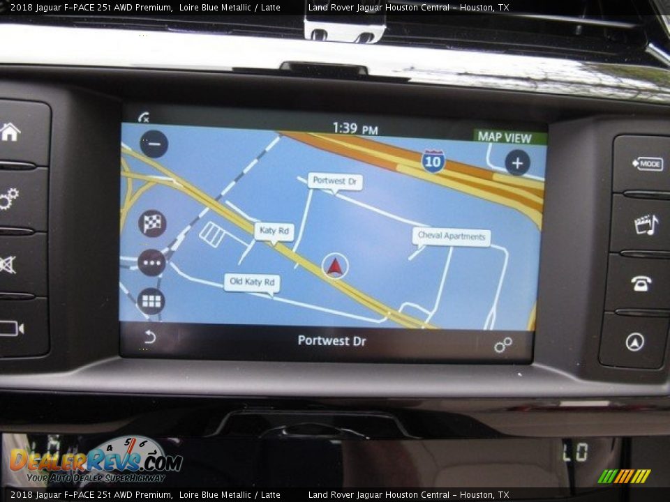 2018 Jaguar F-PACE 25t AWD Premium Loire Blue Metallic / Latte Photo #33