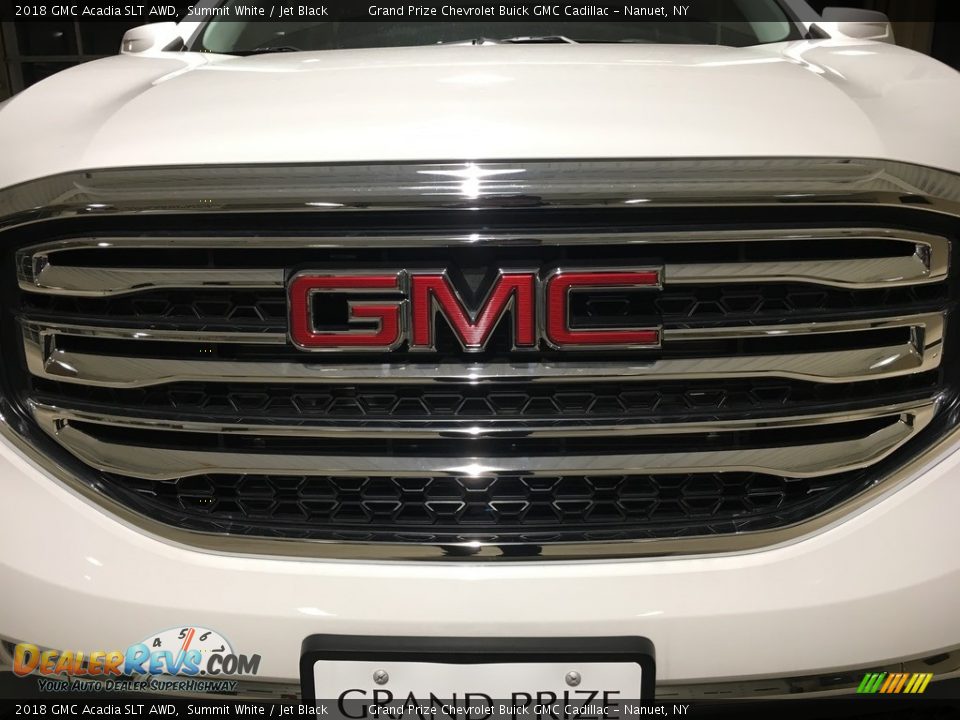 2018 GMC Acadia SLT AWD Summit White / Jet Black Photo #9