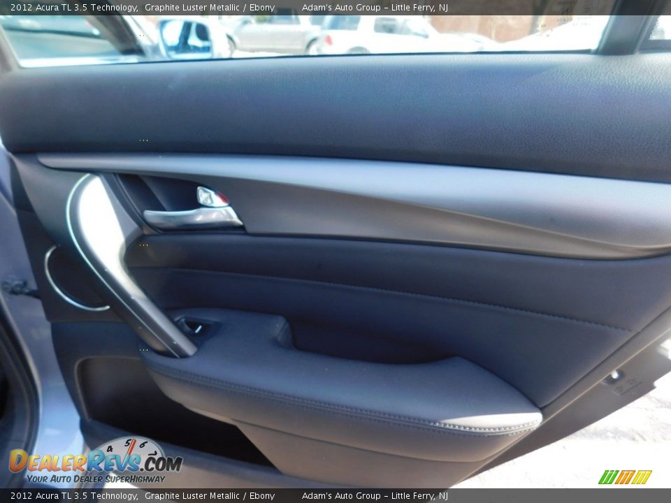 2012 Acura TL 3.5 Technology Graphite Luster Metallic / Ebony Photo #27
