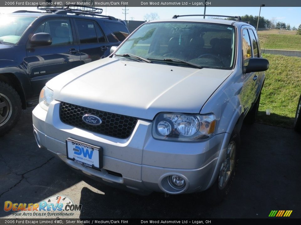 2006 Ford Escape Limited 4WD Silver Metallic / Medium/Dark Flint Photo #2