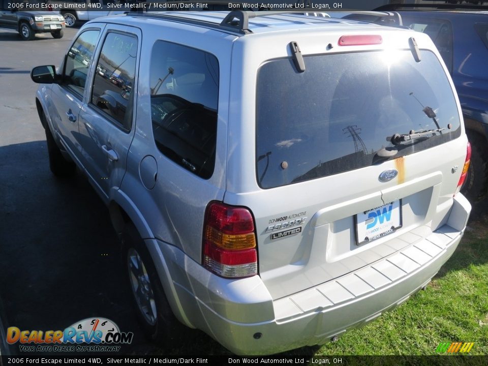 2006 Ford Escape Limited 4WD Silver Metallic / Medium/Dark Flint Photo #3