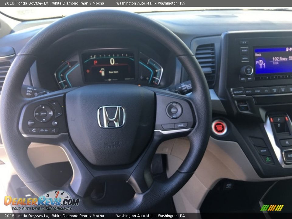 2018 Honda Odyssey LX White Diamond Pearl / Mocha Photo #13