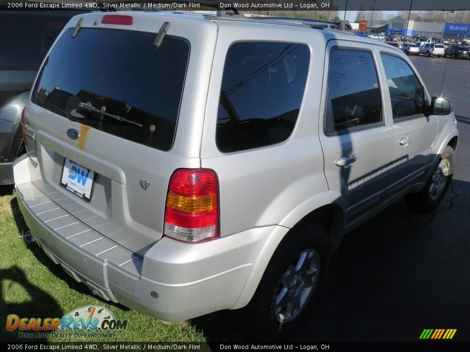 2006 Ford Escape Limited 4WD Silver Metallic / Medium/Dark Flint Photo #4