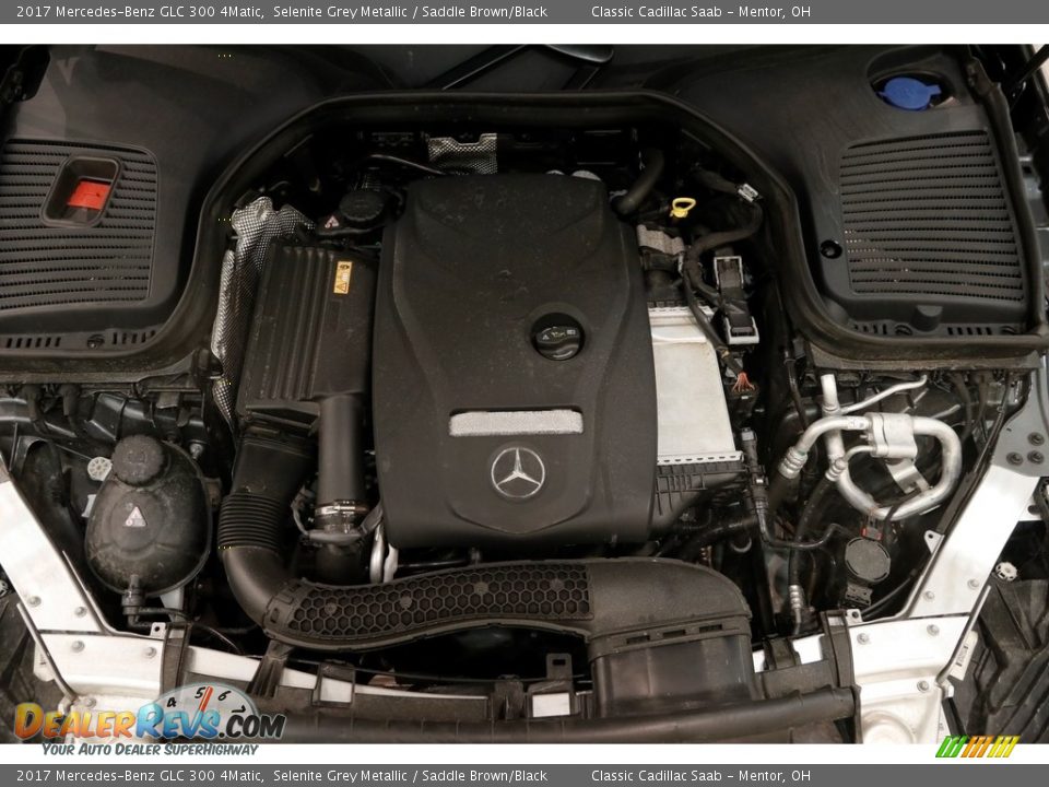 2017 Mercedes-Benz GLC 300 4Matic Selenite Grey Metallic / Saddle Brown/Black Photo #21