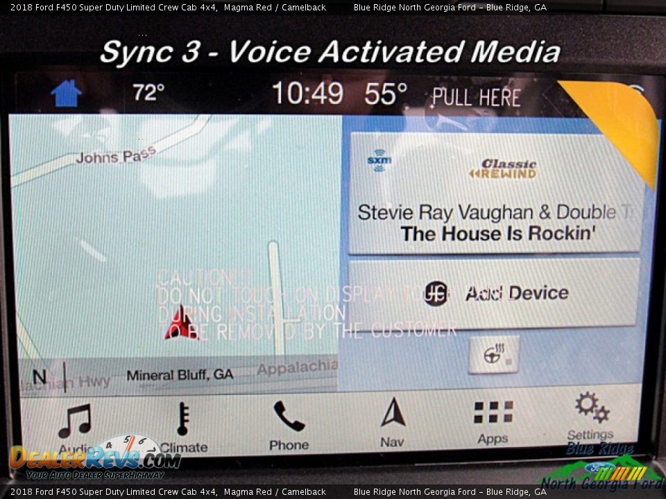 2018 Ford F450 Super Duty Limited Crew Cab 4x4 Magma Red / Camelback Photo #17