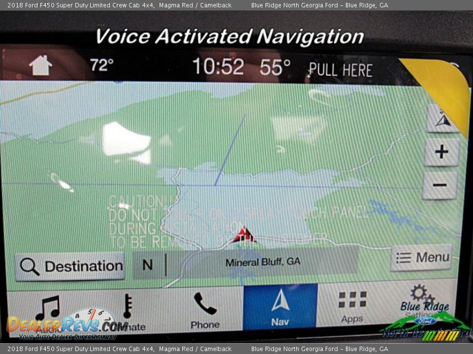 2018 Ford F450 Super Duty Limited Crew Cab 4x4 Magma Red / Camelback Photo #18