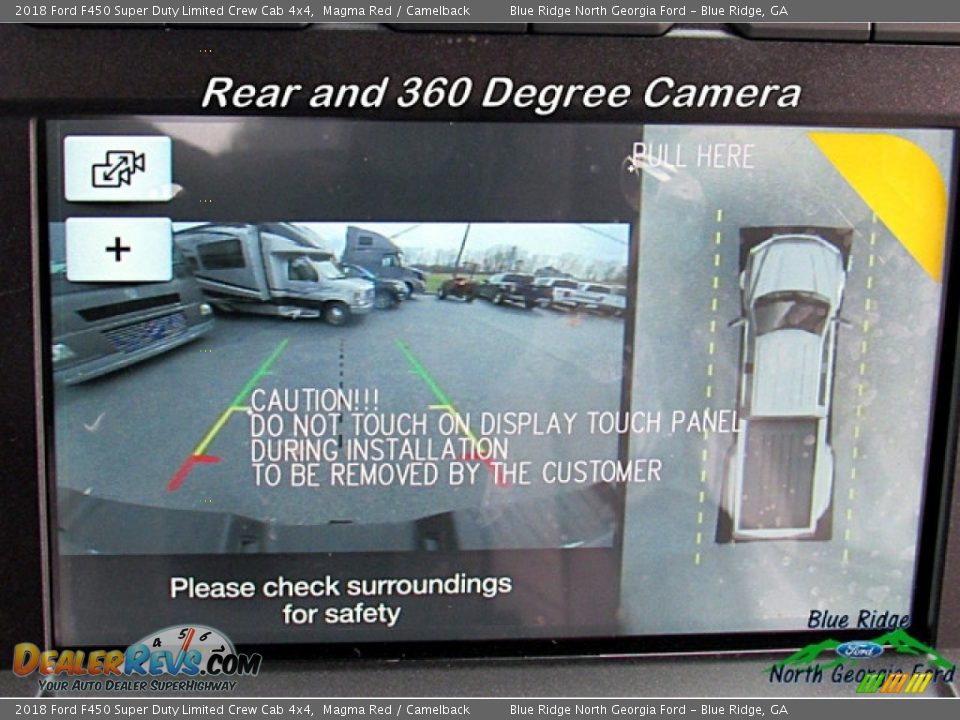 2018 Ford F450 Super Duty Limited Crew Cab 4x4 Magma Red / Camelback Photo #19