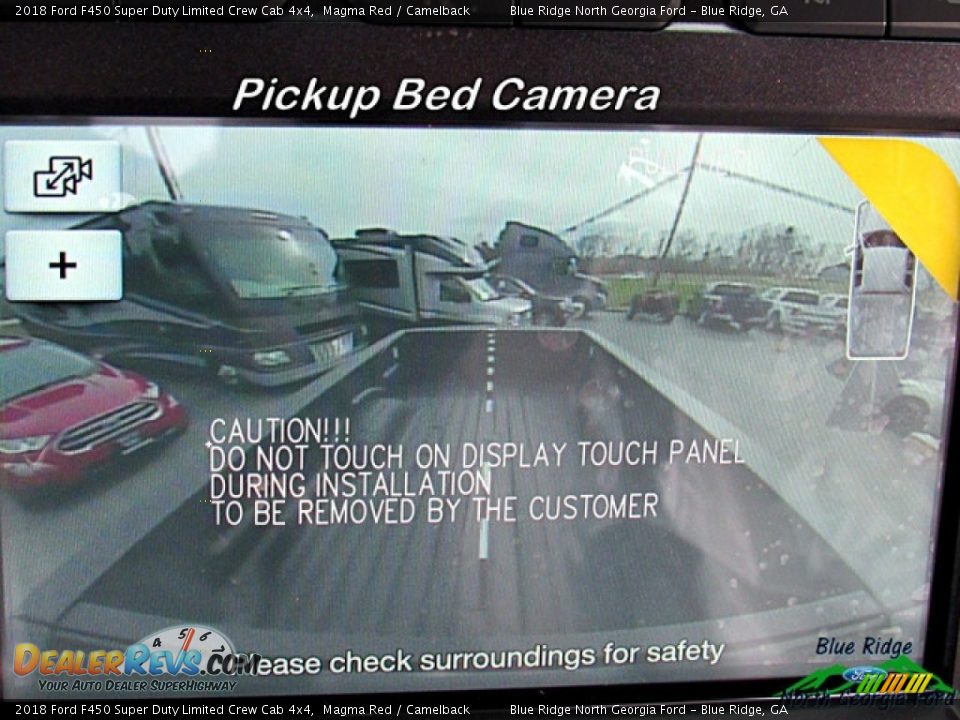 2018 Ford F450 Super Duty Limited Crew Cab 4x4 Magma Red / Camelback Photo #20