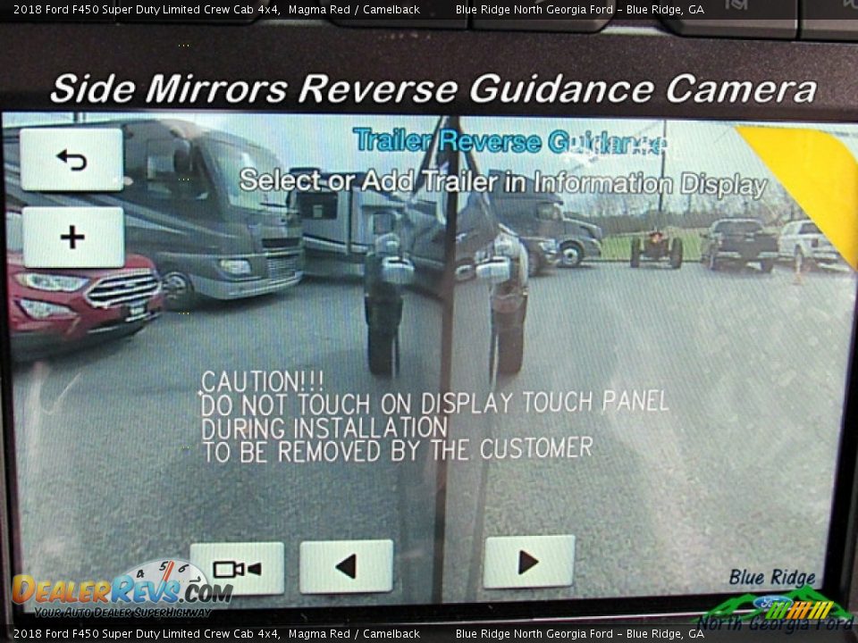 2018 Ford F450 Super Duty Limited Crew Cab 4x4 Magma Red / Camelback Photo #21