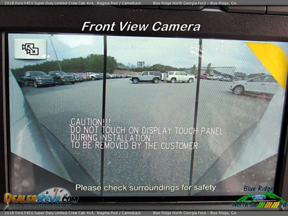 2018 Ford F450 Super Duty Limited Crew Cab 4x4 Magma Red / Camelback Photo #22