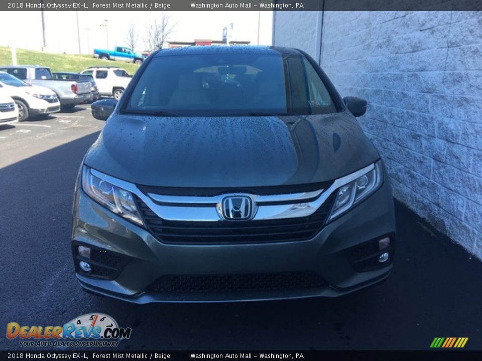 2018 Honda Odyssey EX-L Forest Mist Metallic / Beige Photo #2