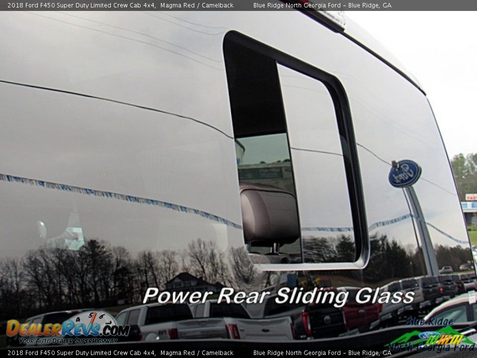 2018 Ford F450 Super Duty Limited Crew Cab 4x4 Magma Red / Camelback Photo #26