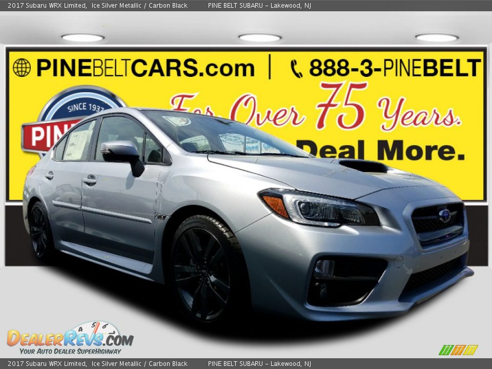 2017 Subaru WRX Limited Ice Silver Metallic / Carbon Black Photo #1