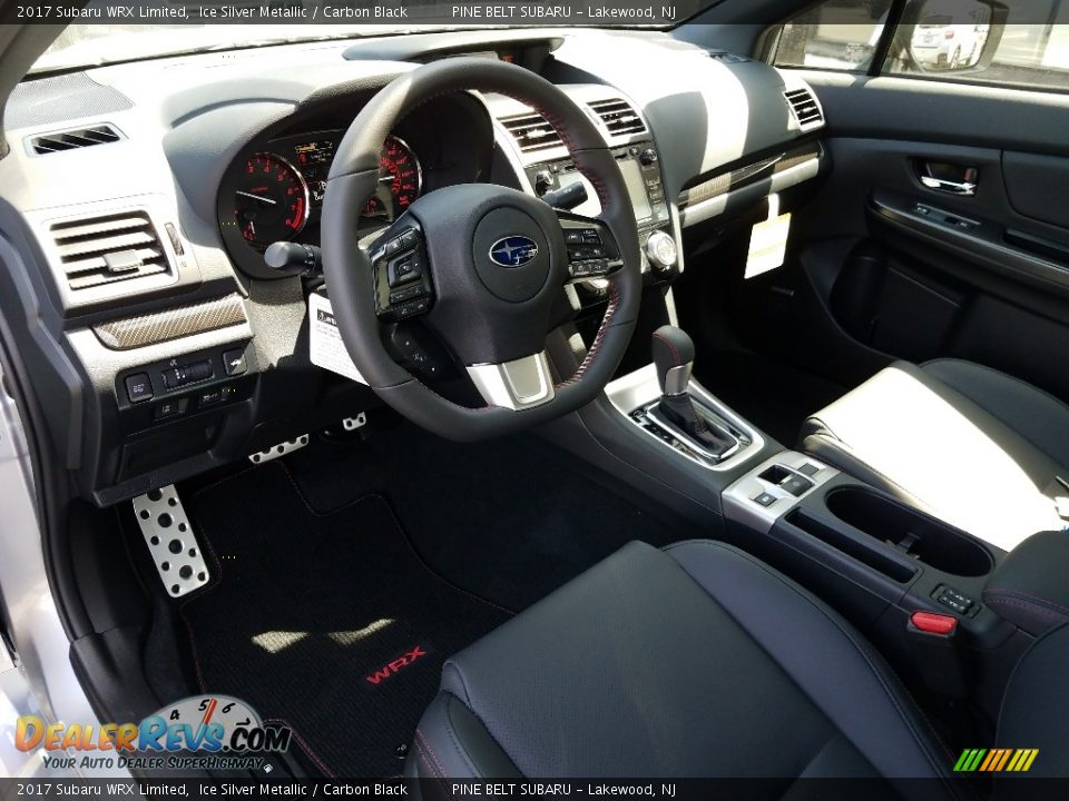 2017 Subaru WRX Limited Ice Silver Metallic / Carbon Black Photo #7